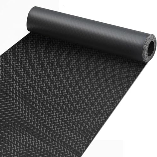 Alfombrilla de goma para suelo de garaje, impermeable, antideslizante, 1,5 mm de grosor, ideal para reparaciones de automóviles y uso en el gimnasio, fácil de cortar