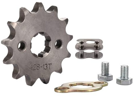 WOOSTAR Moto 428 13 Denti Pignone 17mm Sostituzione per 50cc 70cc 90cc 110cc 125cc Dirt Pit Bike Mini Bike ATV 4 Ruote Moped