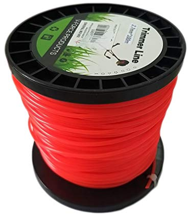 topolenashop Filo per decespugliatore Taglia Erba Tondo 2,7 mm Bobina da 100 Metri Tagliaerba Rotolo Matassa per Erbacce Prato Giardinaggio e Fai da Te Colore Casuale