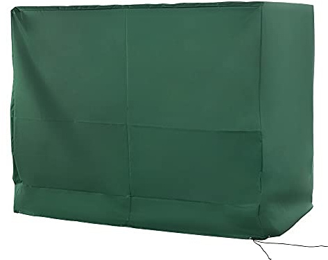 Outsunny Patio 3-Seater Swing Chair Cover 240L x 133W x 185H cm Green | Oxford, Outdoor Garden Furniture, Rain Protection Protector, Waterproof, Anti-UV