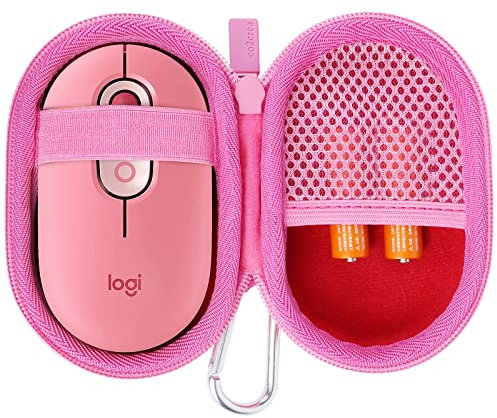 co2CREA Hard Travel Storage Case for Logitech POP/Pebble Mouse 2 M350s /M350 Slim Bluetooth Wireless Mouse (Case Only,Excluding Mouse)