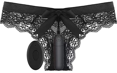 TYDAY Spitzenhöschen kabelloser Vibrator mit Fernbedienung Klitorisstimulator mit 10-Frequenz-Vibration und G-Punkt-Stimulationsmassagegerät vibrierendes Ei Sexspielzeug für Paare und Frauen
