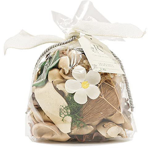 Qingbei Rina Spring Potpourri Bags, Gardenia Scented Potpourri Bowl Filler, Vase Filler,Decorative Dried Flower, Home Fragrance Petal, Bathroom Decor(White)-Gardenia