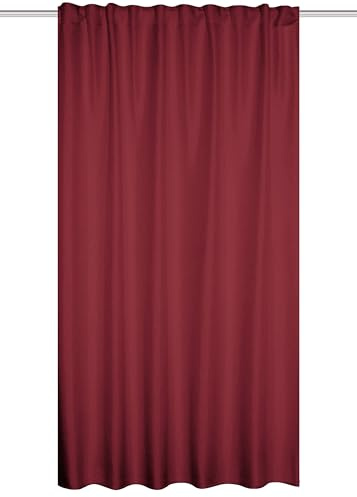HOME WOHNIDEEN | Thermovorhang ESKAMIO Bordeaux | 245 x 270 cm