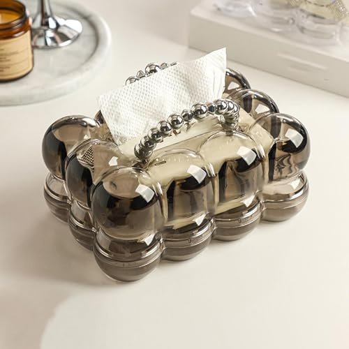 Taschentuchbox Bubble, Zuckerwatte Kosmetiktücher Box, Modernes Design Tücherbox, Kreative Taschentücher Box Niedliche Tissue Box Dekorative Taschentuchspender für Badezimmer, Küche, Schlafzimmer