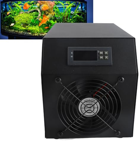 Système de Refroidissement et de Chauffage D'aquarium 2 en 1, Système de Refroidissement D'aquarium de 16 Gallons 60L 1/4HP, pour Système Hydroponique de Refroidissement et de (EU)