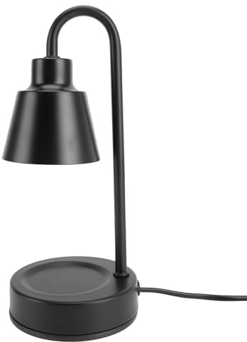 Lámpara Calentador de Velas con Atenuador Temporizador, Calentador de Cera Eléctrico Regulable de 50 W con 2 Bombillas, Lámpara Calentadora de Cera para Velas en Tarro (Enchufe