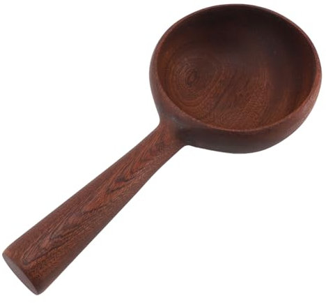 Joyance Wooden Bailer Short Handle Multifunctional Soup Spoon Water Ladle Kitchen Supplies