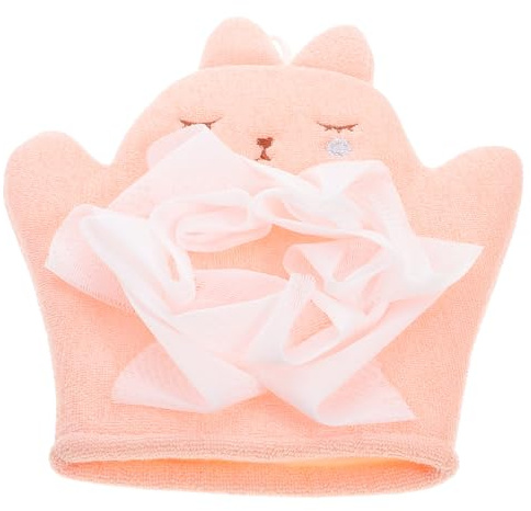 UPKOCH Körperpeeling Schwamm Für Junge Mädchen Peeling Waschlappen Für Kleinkinder Badeschwamm Mit Cartoon Motiv Sanftes Peeling Für Babyhaut Fürs Bad