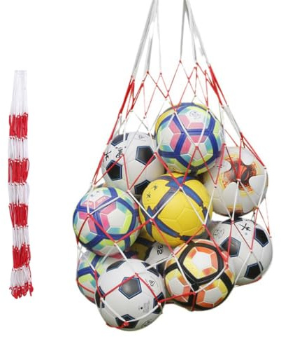 JchEnye Rete per palloni, reti per palloni extra-grandi con una grande capacità, in grado di contenere più palloni. Reti per pallavolo, adatte sia per bambini che per adulti.
