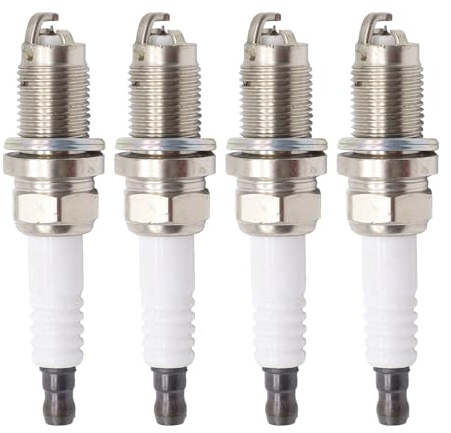 HISports 0242240665 4 PCS Zündkerze Zündkerzen FR6HI332 Iridium Ersatzteile | Kompatibel Für Golf V Passat Polo T-ouran
