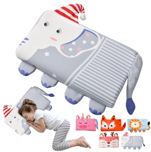 YAOZUP Cuscino Memory Foam Bambini,Cuscino Culla,Cuscino per Bambini con Federa,Ipoallergenico,Anti Acari,Cuscino per Bambini per Sonnellini per Ragazzi e Ragazze (3-10 Anni) (A Elefante)