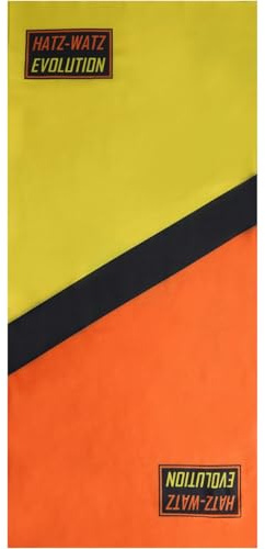 Parforce Signal-Schlauchschal Hatz-Watz Signalorange/Gelb | Weiches Stretchmaterial. Zwei Signalfarben.