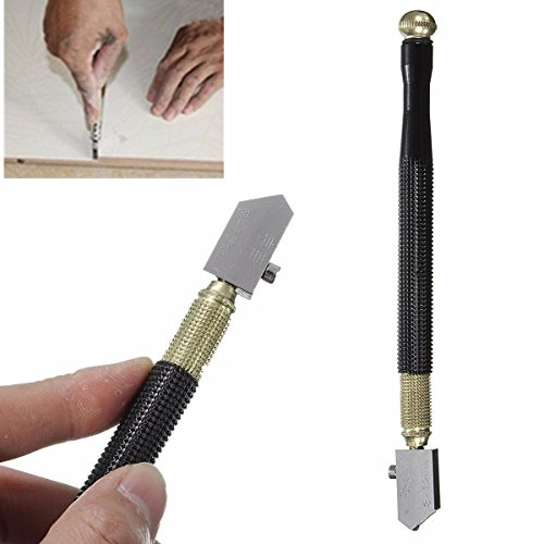 Utensile da taglio a disco Tagliavetro per vetro Manico lubrificato con olio Manico antiscivolo in metallo Acciaio