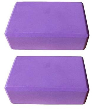 Eva Yogapratico, 2 pezzi, colore viola, ecologici e pratici