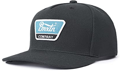 Brixton Men's Baseball Cap Black – with Adjustable Snapback