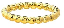 Perlenring aus 14 Karat Gelbgold, US-Größe 7, Schmuck für Damen, One Size, Metall Gelbgold Goldfarben Metall: Gelbgold, Kein Edelstein