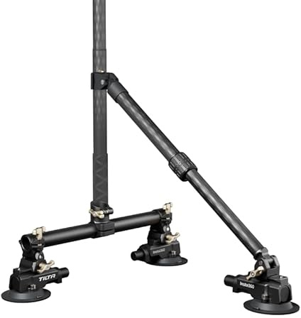 Insta360 Soporte de Coche con Triple Ventosa y Kit de Palo Selfie Invisible para X5, X4, X3
