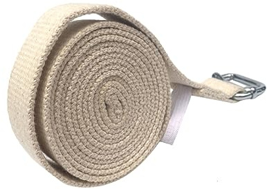 KICHOUSE Yoga Stretchgürtel Baumwolle 3m Verstärkt Langlebig Dehnbar Fitnessband Für Yoga Pilates Muskeltraining Und Rehabilitation
