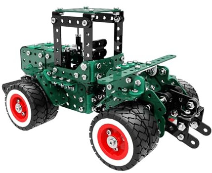Artisanal Habitat 3D Metallbaukasten Erwachsene, 631 Teile Simulation Traktor DIY Engineering Baukasten, Geschenkideen für Erwachsene (A)