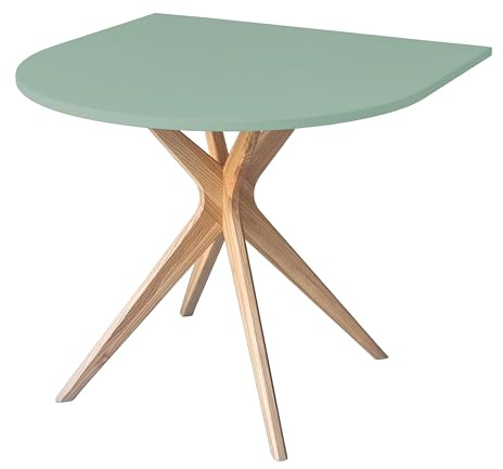 RAGABA JUBI Halb Ovaler Esstisch 90x90cm Salbeigrün