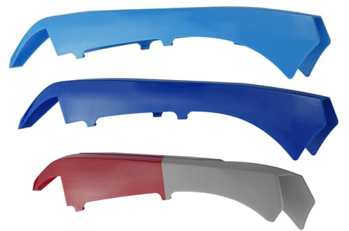 KUNIO 3PCS Griglia anteriore a strisce si adatta a X1 U11 IX 2023（5 griglie）Griglia del radiatore Griglia anteriore Inserti a strisce Listelli decorativi Protezione Accessori per auto (Rosso+Blu scuro