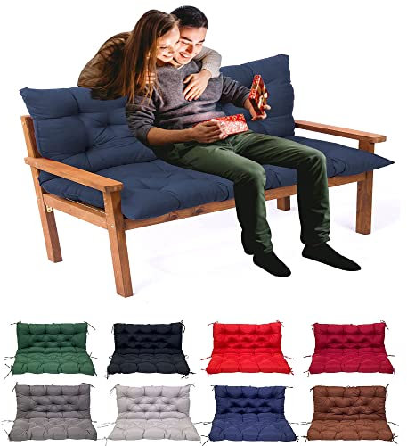 Generisch Coussin de Banc de Jardin pour Meubles de Jardin, Coussin pour Balancelle Hollywoodienne, Coussin de Siège Balançoire Coussin de Banc pour Meubles de Jardin,Coussin de Palette, Euro Palettes
