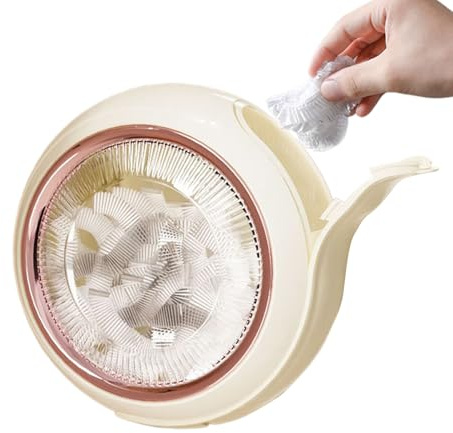 Food Wrap Organizer, Removable Food Wrap Cling Film Dispenser, Wall-Mounted Holder Case Large Capacity Reusable Kitchen Organization for Home Men Women