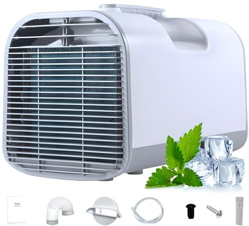 Portable Air Conditioner Cooler, 4100BTU 420W Fast Cooling Air Conditioners Dehumidifier, for Camping Tent, RV, Car, Truck, Van and Fishing