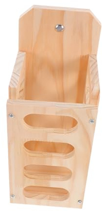 VICASKY Holz Heuraufe für Kaninchen Heuraufe mit Weniger Verschwendung für Kaninchen