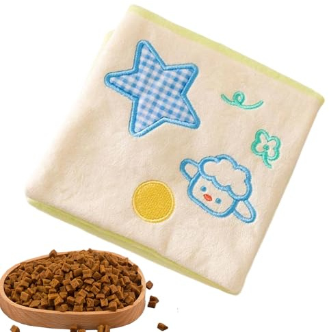 Jouets Distributeurs De Snack Pour Chiens - Mâchage Interactif Pour Animaux,Tapis Distributeur De Nourriture Pour Chiens,Pour Petits et Moyens Races Chiots Intérieur Extérieur Balcon Salon