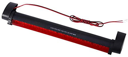 Qiilu Universel 32 LED Rouge Voiture Haute Montée Troisième Arrêt de Frein Feu Arrière Lampe d'Avertissement 12 V