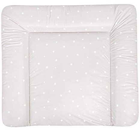 Julius Zöllner Wickelauflage Softy 65x75 cm - Wickelunterlage - wasserdicht und abwischbar - Made in Germany – Oeko-Tex Standard 100 – Star beige