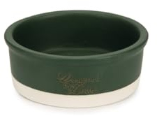 Karlie Keramiknapf Designed by LOTTE JOA schwer für Hunde (Grün, Ø 13cm)