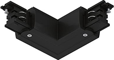 Paulmann 91374 ProRail3-Sistema de raíles (Pieza en L, Exterior, 101 x 101 mm, máx. Riel para Techo (Metal, plástico, 3680 W), Color Negro
