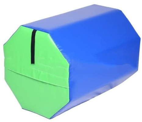 NILoykg& Gymnastik Octagon Mat Geschicklichkeit Form Tumbling Balance Fitness Gymnastik Tumbler Mat Somersault Backbend Trainer Übungsmatte Pad Schaumstoffrollen,60x70cm