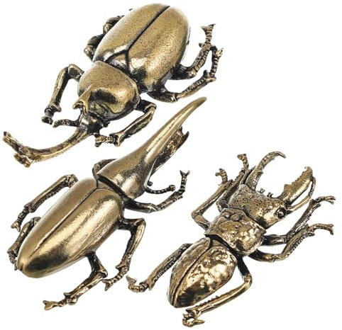 CORHAD 3stücke Teiliges Miniatur Langlebige Retro Deko Figuren Mit Feiner Verarbeitung Realistische Skulpturen Für Schreibtisch Regal Und Wohnraum Elegante Heim Bürodekoration