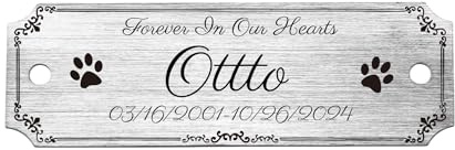 OTXIXTO Plaque Gravée Personnalisée pour Bureaux Portes Murs Trophées Nom Plaque Boite aux Lettres avec Vis (Argent, Coin Cranté, 3 x 1)