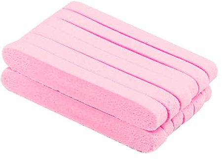 Veemoon Spugnette Detergenti Per Viso Esfolianti Rosa, Set Da 12 Pezzi, Spugne Igieniche Per Pulizia Profonda Del Viso, Per Pelle Secca e Uso in Viaggio