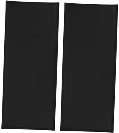 HANABASS 2pcs Peel and Stick Upholstered Wall Cushion Pads Collision Soundproof Crib Wall Padding for Bedroom Nursery Playroom Safety and Noise Reduction