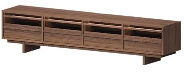 ksjdieunf Armoire Table de Rangement Salon en Bois Massif Noyer 210 cm, Petit Meuble for la Maison, idéale for Les hôtels et salles conférence Meuble TV Moderne