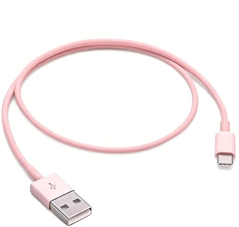 0.5m Rosa kurz IPhone 17/17e/16/15 Carplay Ladekabel kabel, USB C auf USB Kabel für iPhone 17/16/15 Pro Max,Plus, 16e,17 Air, Airpods Pro 3rd/2nd Gen/AirPods 4/AirPods Max 2/IPad Type-c Auto Ladekabel