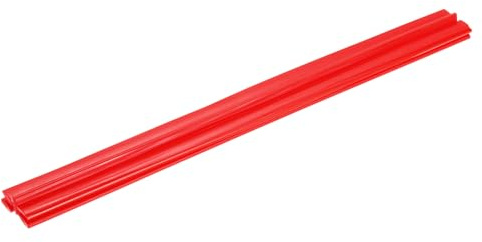 QUARKZMAN 5 Pezzi Barrette Di Saldatura Plastica Rossa 9.5mm x 250mm HDPE | 0.4 x 10inch, Per Riparazione Serbatoi D'Acqua Pallet Carrelli Elevatori Bidoni, Nastro Piatto Di Saldatura Plastica