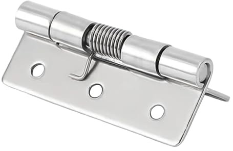 Bisagras Con Muelle Bisagras pequeñas de resorte de 4 agujeros, color plata, for armarios, 33 x 25 mm, ideales for joyeros, cajas de música de madera y cajas de vino.(4pcs)