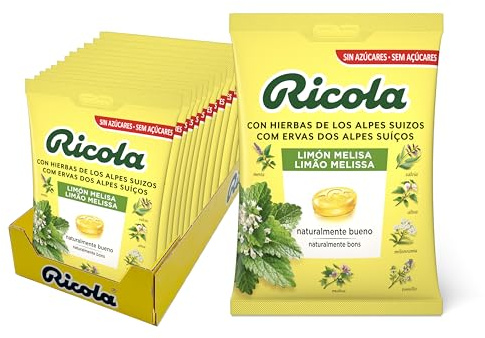 Caramelos Ricola limon 70 g (bolsa) caja