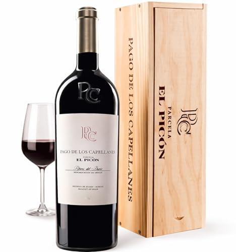 Pago de los Capellanes - Parcela El Picón Vino tinto 75cl | Ribera del Duero | Vino de parcela exclusiva | Alta expresión y elegancia | Ideal para regalo gourmet | 1 botella 75cl