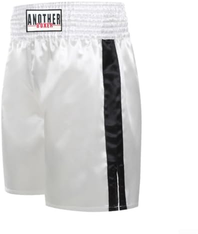 Short d'entraînement respirant unisexe pour MMA et Muay Thai Taille élastique confortable pour performance active (M Blanc)