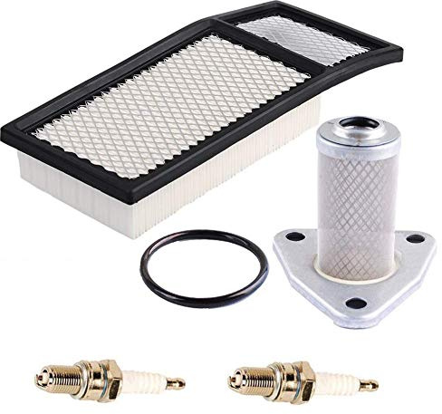 JJDD Carkio Ersatz-Luftfilter 72368G01 26591G01 mit 2 Zündkerzen-Sets für EZGO TXT, Medalist 4 Cycle 295cc/350cc Golfwagen 1994–2005