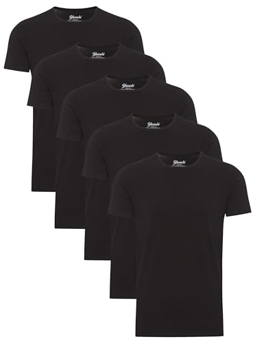 Yazubi 5er Pack Herren T-Shirt Mythic