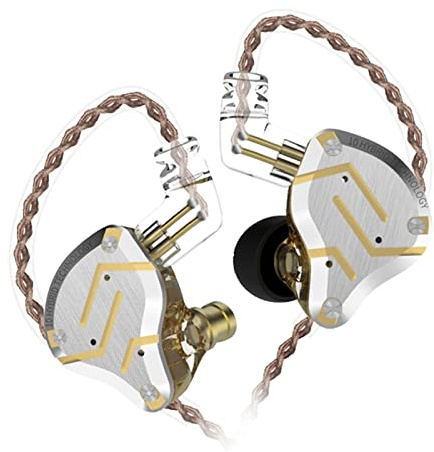 KZ ZS10 Pro 4BA+1DD-Cuffie auricolari HiFi Clear Bass Musiker Cuffie Cuffie Noise Cancelling Monitor Cuffie con cavo rimovibile
